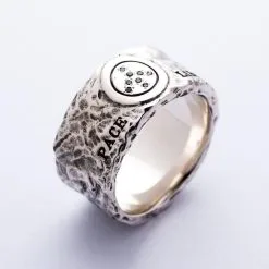 Bikerringshop Sterling Silver Peace Band Ring -Outlet Rings Store silver peace ring 3