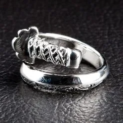 Bikerringshop 925 Sterling Silver Samurai Sword Ring 9 Bikerringshop 925 Sterling Silver Samurai Sword Ring -Outlet Rings Store silver sword ring 2