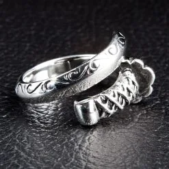 Bikerringshop 925 Sterling Silver Samurai Sword Ring 10 Bikerringshop 925 Sterling Silver Samurai Sword Ring -Outlet Rings Store silver sword ring 3