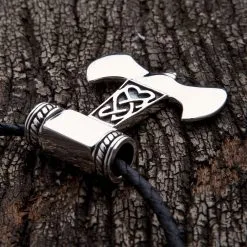 Bikerringshop Sterling Silver Thors Hammer Pendant Necklace 12 Bikerringshop Sterling Silver Thors Hammer Pendant Necklace -Outlet Rings Store silver thors hammer necklace 4