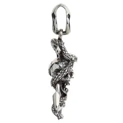 Bikerringshop Snake Rope Skull Anchor Pendant -Outlet Rings Store skull anchor pendant 5