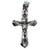 Bikerringshop Sterling Silver Skull Cross Biker Pendant -Outlet Rings Store skull cross biker pendant