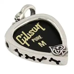 Bikerringshop Sterling Silver Skull Guitar Pick Holder Pendant Necklace 8 Bikerringshop Sterling Silver Skull Guitar Pick Holder Pendant Necklace - Image 6