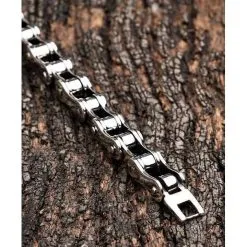 Bikerringshop Small Sterling Silver Bike Chain Bracelet