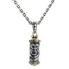 Bikerringshop Sterling Silver Gothic Roller Snake Pendant Necklace -Outlet Rings Store snake gothic pendant