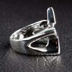 Bikerringshop Star Sterling Silver Ring -Outlet Rings Store star silver ring 5