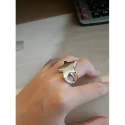 Bikerringshop Star Sterling Silver Ring -Outlet Rings Store star sterling silver ring 7
