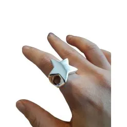 Bikerringshop Star Sterling Silver Ring -Outlet Rings Store star sterling silver ring 8