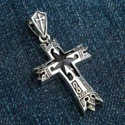 Bikerringshop Sterling Silver Celtic Cross Pendant -Outlet Rings Store sterling silver celtic cross pendant 4