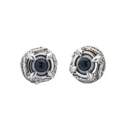 Bikerringshop Sterling Silver Claw Eye Eyeball Earrings