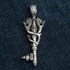 Bikerringshop Sterling Silver Key Dragon Pendant 1 Bikerringshop Sterling Silver Key Dragon Pendant -Outlet Rings Store sterling silver key dragon pendant