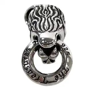 Bikerringshop Sterling Silver Lion Biker Pendant 8 Bikerringshop Sterling Silver Lion Biker Pendant - Image 6