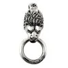 Bikerringshop Sterling Silver Lion Head Pendant -Outlet Rings Store sterling silver lion head pendant