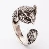 Bikerringshop Sterling Silver Owl Ring 1 Bikerringshop Sterling Silver Owl Ring -Outlet Rings Store sterling silver owl ring