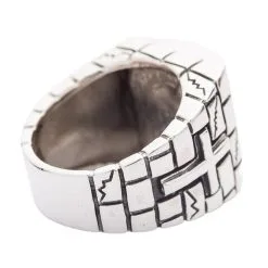 Bikerringshop Sterling Silver Prisoner Skull Rings -Outlet Rings Store sterling silver prisoner skull rings 11