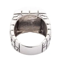 Bikerringshop Sterling Silver Prisoner Skull Rings -Outlet Rings Store sterling silver prisoner skull rings 4