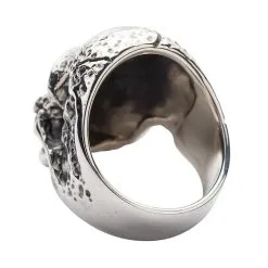 Bikerringshop Sterling Silver Tough Men Skull Ring 16 Bikerringshop Sterling Silver Tough Men Skull Ring -Outlet Rings Store sterling silver tough men skull ring 10