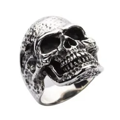 Bikerringshop Sterling Silver Tough Men Skull Ring 13 Bikerringshop Sterling Silver Tough Men Skull Ring -Outlet Rings Store sterling silver tough men skull ring 5