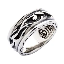 Bikerringshop Sterling Silver Tribal Band Ring 14 Bikerringshop Sterling Silver Tribal Band Ring -Outlet Rings Store sterling silver tribal band ring 4