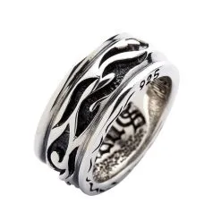 Bikerringshop Sterling Silver Tribal Band Ring 13 Bikerringshop Sterling Silver Tribal Band Ring -Outlet Rings Store sterling silver tribal band ring 8