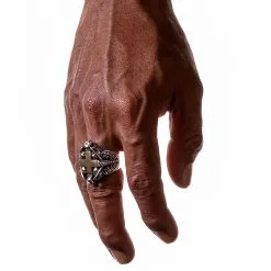 Bikerringshop Sterling Silver Yellow Gold Cross Heart Gothic Ring 19 Bikerringshop Sterling Silver Yellow Gold Cross Heart Gothic Ring -Outlet Rings Store sterling silver yellow gold cross heart gothic ring 7