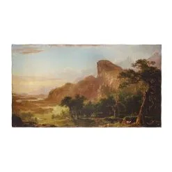 The Metropolitan Museum Of Art Sublime Landscapes Durand Oversize Oblong Silk Scarf