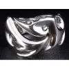 Bikerringshop Flame Blade Tribal Tattoo Sterling Silver Gothic Ring -Outlet Rings Store tattoo silver ring