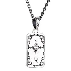 Bikerringshop Sterling Silver The Hermit Tarot Card Pendant -Outlet Rings Store the hermit pendant necklace 3