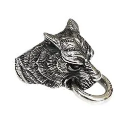 Bikerringshop Sterling Silver Tiger Head Ring -Outlet Rings Store tiger head ring 6