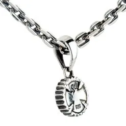 Bikerringshop Sterling Silver Small Evil Eye Pendant 11 Bikerringshop Sterling Silver Small Evil Eye Pendant -Outlet Rings Store tiny evil eye pendant 6