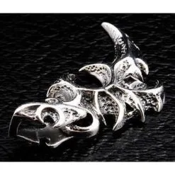 Bikerringshop Sterling Silver Tribal Blade Tusk Pendant -Outlet Rings Store tribal blade tusk pendant 4