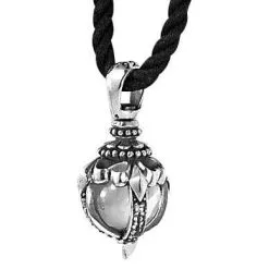 Bikerringshop Sterling Silver Tribal Blossom Pendant