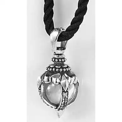 Bikerringshop Sterling Silver Tribal Blossom Pendant 7 Bikerringshop Sterling Silver Tribal Blossom Pendant - Image 5