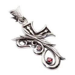 Bikerringshop Sterling Silver Tribal Gothic Cross Pendant -Outlet Rings Store tribal gothic cross 2