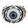 Bikerringshop Sterling Silver Tribal Purple Evil Eyeball Ring 2 Bikerringshop Sterling Silver Tribal Purple Evil Eyeball Ring -Outlet Rings Store tribal purple eye ring