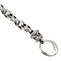 Bikerringshop Tribal Sterling Silver Bracelet -Outlet Rings Store tribal silver bracelet 7