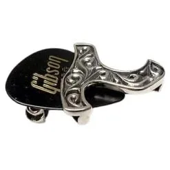 Bikerringshop Tribal Silver Guitar Pick Holder Pendant -Outlet Rings Store tribal silver guitar pick holder pendant 5