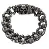 Bikerringshop Tribal Sterling Silver Skull Bracelet -Outlet Rings Store tribal sterling silver skull bracelet
