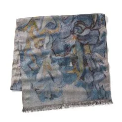 The Metropolitan Museum Of Art Van Gogh Irises Wool-Blend Shawl -Outlet Rings Store van gogh irises wool blend shawl 2