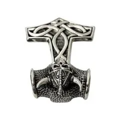 Bikerringshop Sterling Silver Viking Skull Thors Hammer Pendant -Outlet Rings Store viking skull thors hammer pendant 7 dc89be42 4193 44df 9790 bf0265eef3e0