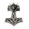 Bikerringshop Sterling Silver Viking Skull Thors Hammer Pendant -Outlet Rings Store viking skull thors hammer pendant 8 ba925d42 7ae5 4137 b49d 1566f7a2c34d