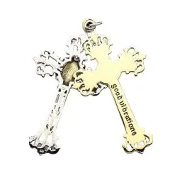 Bikerringshop Brass Silver Mary Angel Cross Pendant 14 Bikerringshop Brass Silver Mary Angel Cross Pendant -Outlet Rings Store virgin mary pendant 5
