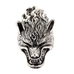 Bikerringshop Sterling Silver Werewolf Ring -Outlet Rings Store werewolf ring 1