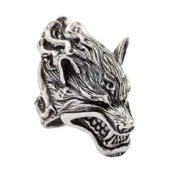 Bikerringshop Sterling Silver Werewolf Ring -Outlet Rings Store werewolf ring 2