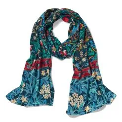 The Metropolitan Museum Of Art William Morris Mixed Patterns Oblong Silk Scarf