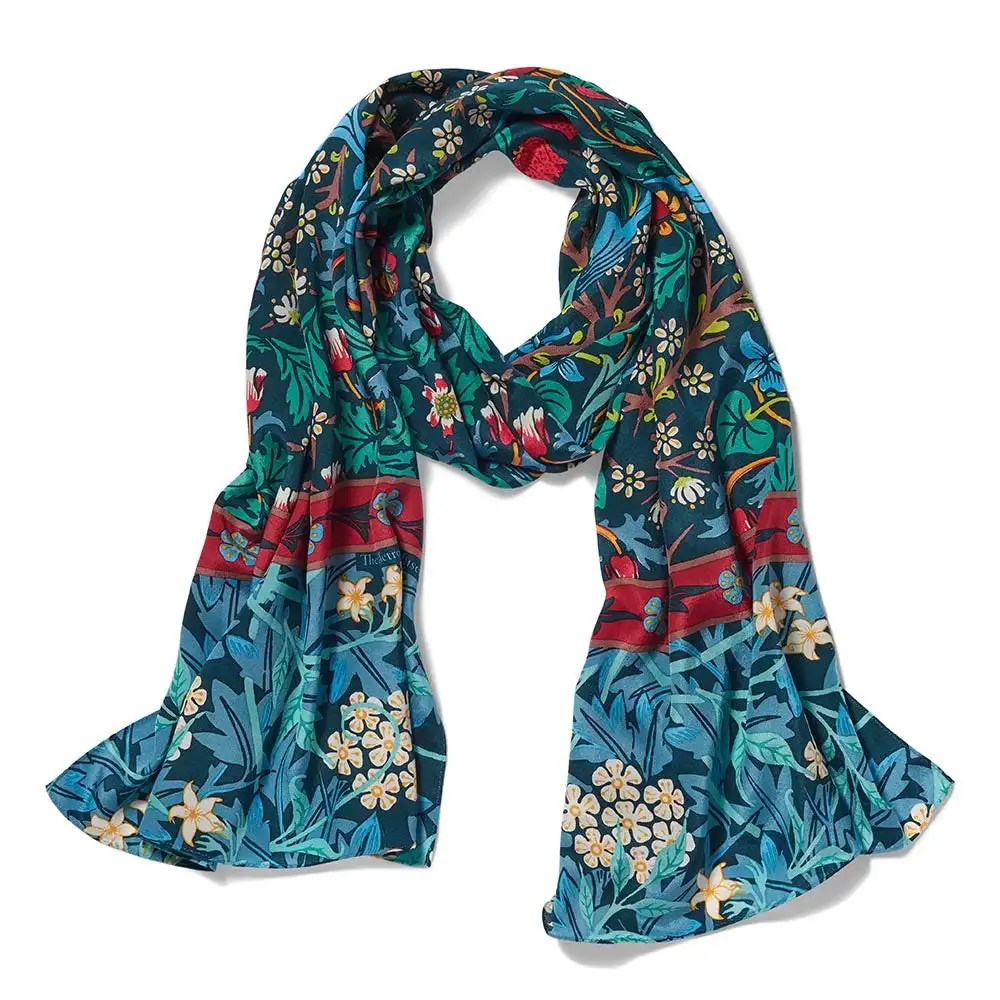 The Metropolitan Museum Of Art William Morris Mixed Patterns Oblong Silk Scarf 3 The Metropolitan Museum Of Art William Morris Mixed Patterns Oblong Silk Scarf