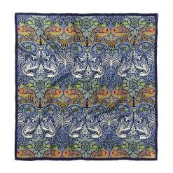 The Metropolitan Museum Of Art William Morris Peacock And Dragon Square Silk Scarf