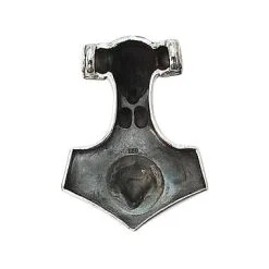 Bikerringshop Sterling Silver Fenrir Wolf God Mjolnir Thors Hammer Pendant -Outlet Rings Store wolf thors hammer pendant 5