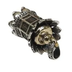 Bikerringshop Sterling Silver Zen Lantern Pendant -Outlet Rings Store zen lantern pendant 3