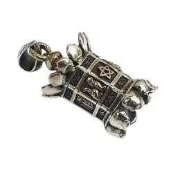 Bikerringshop Sterling Silver Zen Lantern Pendant -Outlet Rings Store zen lantern pendant 5